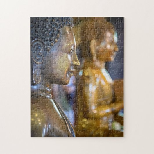 Kambodscha, Phnom Penh. Buddha-Statuen Puzzle (Vertikal)