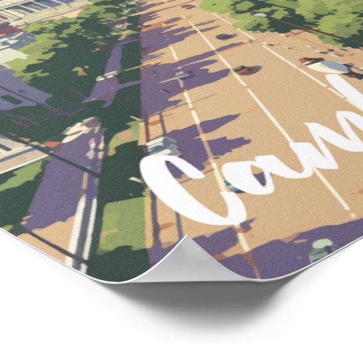 Kambodscha Poster (Ecke)