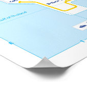 Kambodscha Poster (Ecke)