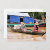 Kambodscha Postkarte (Vorne/Hinten)
