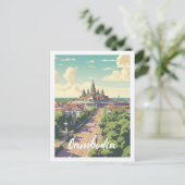 Kambodscha Postkarte (Stehend Vorderseite)