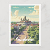 Kambodscha Postkarte (Vorderseite)
