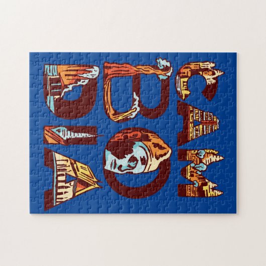 Kambodscha Puzzle (Horizontal)