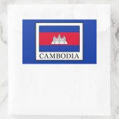 Kambodscha Rechteckiger Aufkleber (Tasche)