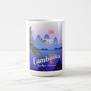 Kambodscha 'Reise in das Abenteuer' Kaffeetasse