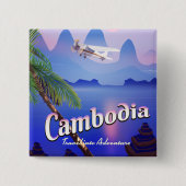 Kambodscha 'Reise ins Abenteuer' Button (Vorderseite)