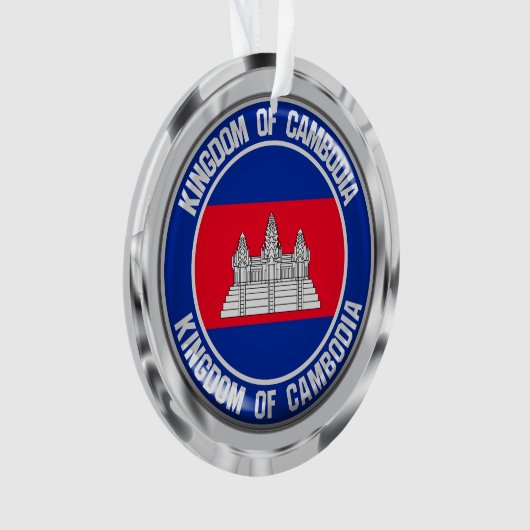 Kambodscha-RundEmblem Ornament (Vorderseite)