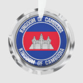 Kambodscha-RundEmblem Ornament (Vorderseite)
