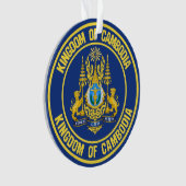 Kambodscha-RundEmblem Ornament (Vorderseite)