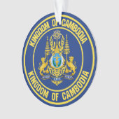 Kambodscha-RundEmblem Ornament (Vorderseite)