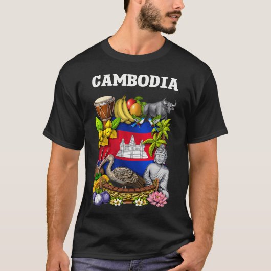 Kambodscha T-Shirt (Vorderseite)