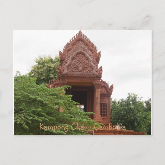 Kambodscha-Tempel Poscard Postkarte (Vorderseite)