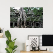 Kambodscha-Tempel Poster (Heimbüro)