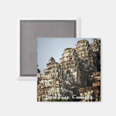 Kambodscha Tempelruinen Magnet (Vorderseite/Rückseite)