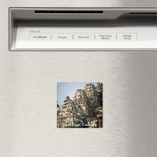 Kambodscha Temple Ruins Magnet (In Situ (Geschirrspüler))