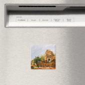 Kambodscha Temple Ruins Magnet (In Situ (Geschirrspüler))