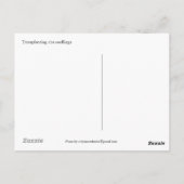 Kambodscha-Transplantation von Reissamen Postkarte (Rückseite)