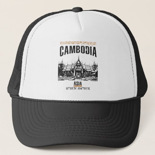 Kambodscha Truckerkappe (Vorderseite)
