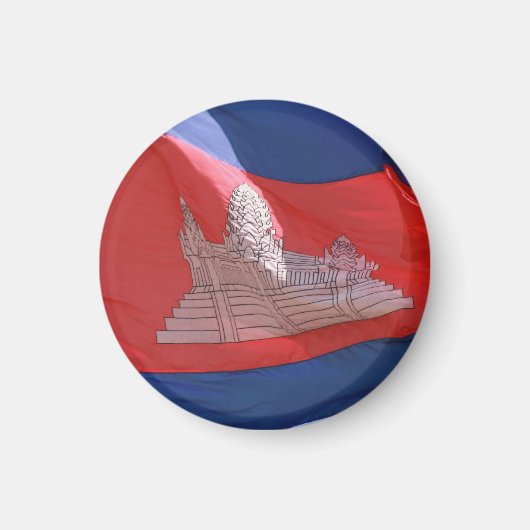 Kambodschaefahne windet magnet (Vorne)