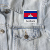 Kambodschaflagge und -name button (Beispiel)