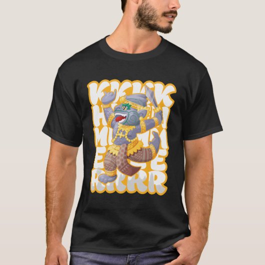 Kambodschan Khmer Angkor Hanuman Monkey King Liebe T-Shirt (Vorderseite)