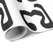 Kambodschaner Nr. 7 / Sieben / ៧ (Pram Pi) Khmer Geschenkpapier (Rolleneckpunkt)