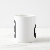 Kambodschaner Nr. 7 / Sieben / ៧ (Pram Pi) Khmer Kaffeetasse (Mittel)