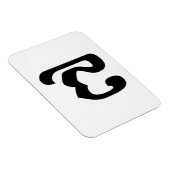 Kambodschaner Nr. 7 / Sieben / ៧ (Pram Pi) Khmer Magnet (Rechte Seite)