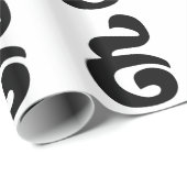 Kambodschaner Nr. 9 / Nine / ៩ (Pram Buen) Khmer Geschenkpapier (Rolleneckpunkt)