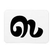 Kambodschaner Nr. 9 / Nine / ៩ (Pram Buen) Khmer Magnet (Horizontal)