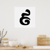 Kambodschaner Nr. 9 / Nine / ៩ (Pram Buen) Khmer Poster (Küche)