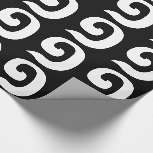 Kambodschanisch Nummer 1 / Eins / ១ (Mulah, a. a.  Geschenkpapier (Ecke)