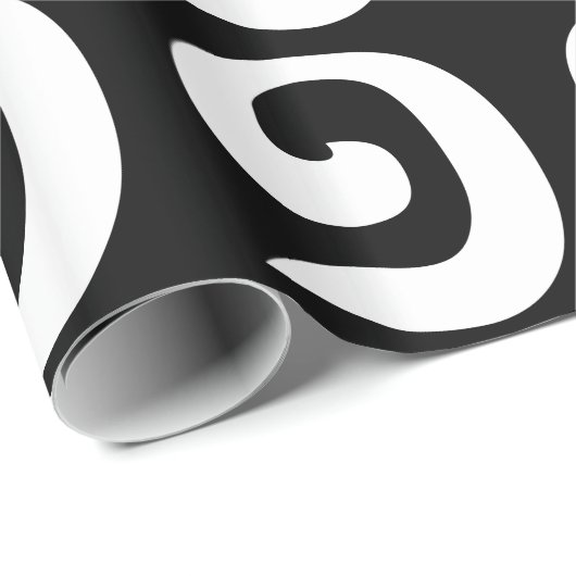 Kambodschanisch Nummer 1 / Eins / ១ (Mulah, a. a.  Geschenkpapier (Rolleneckpunkt)