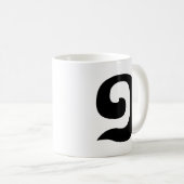 Kambodschanisch Nummer 1 / Eins / ១ (Mulah, a. a.  Kaffeetasse (VorderseiteRechts)