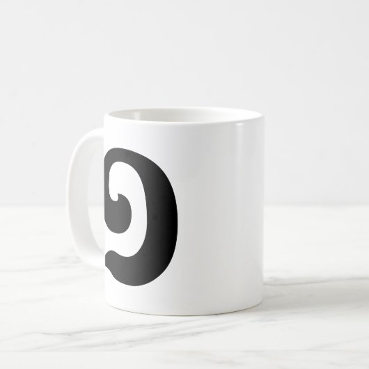 Kambodschanisch Nummer 1 / Eins / ១ (Mulah, a. a.  Kaffeetasse (Vorderseite Links)