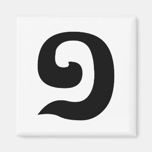 Kambodschanisch Nummer 1 / Eins / ១ (Mulah, a. a. Magnet