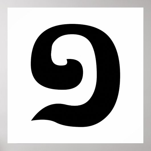 Kambodschanisch Nummer 1 / Eins / ១ (Mulah, a. a. Poster (Vorne)