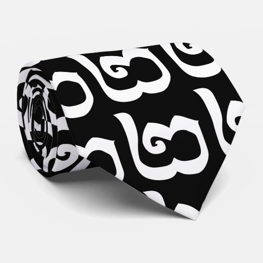 Kambodschanisch Nummer 2 / Zwei / ២ (Pi) Khmer Krawatte (Gerollt)