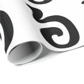 Kambodschanisch Nummer 6 / Sechs / ៦ (Pram Mulah)  Geschenkpapier (Rolleneckpunkt)