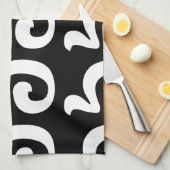 Kambodschanisch Nummer 6 / Sechs / ៦ (Pram Mulah)  Geschirrtuch (Viertel Falte)