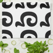 Kambodschanisch Nummer 6 / Sechs / ៦ (Pram Mulah) Handtuch (Gefaltet)