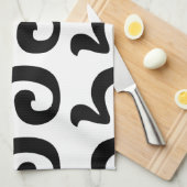 Kambodschanisch Nummer 6 / Sechs / ៦ (Pram Mulah) Handtuch (Viertel Falte)