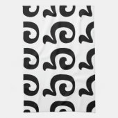 Kambodschanisch Nummer 6 / Sechs / ៦ (Pram Mulah) Handtuch (Vertikal)