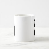 Kambodschanisch Nummer 6 / Sechs / ៦ (Pram Mulah)  Kaffeetasse (Mittel)