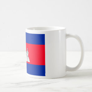 kambodschanische Flagge Kaffeetasse