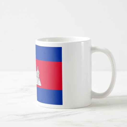 kambodschanische Flagge Kaffeetasse (Rechts)