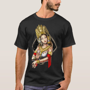 Kambodschanische Khmer-Apsara-Tänzerin T-Shirt