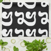 Kambodschanische Nummer 5 / Fünf / ៥ (Pram) Khmer  Geschirrtuch (Gefaltet)