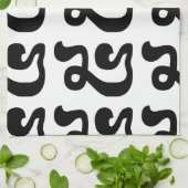 Kambodschanische Nummer 5 / Fünf / ៥ (Pram) Khmer  Handtuch (Gefaltet)