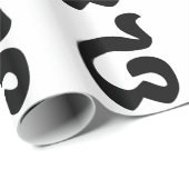 Kambodschanische Nummer 8 / Acht / ៨ (Pram Bei) Kh Geschenkpapier (Rolleneckpunkt)